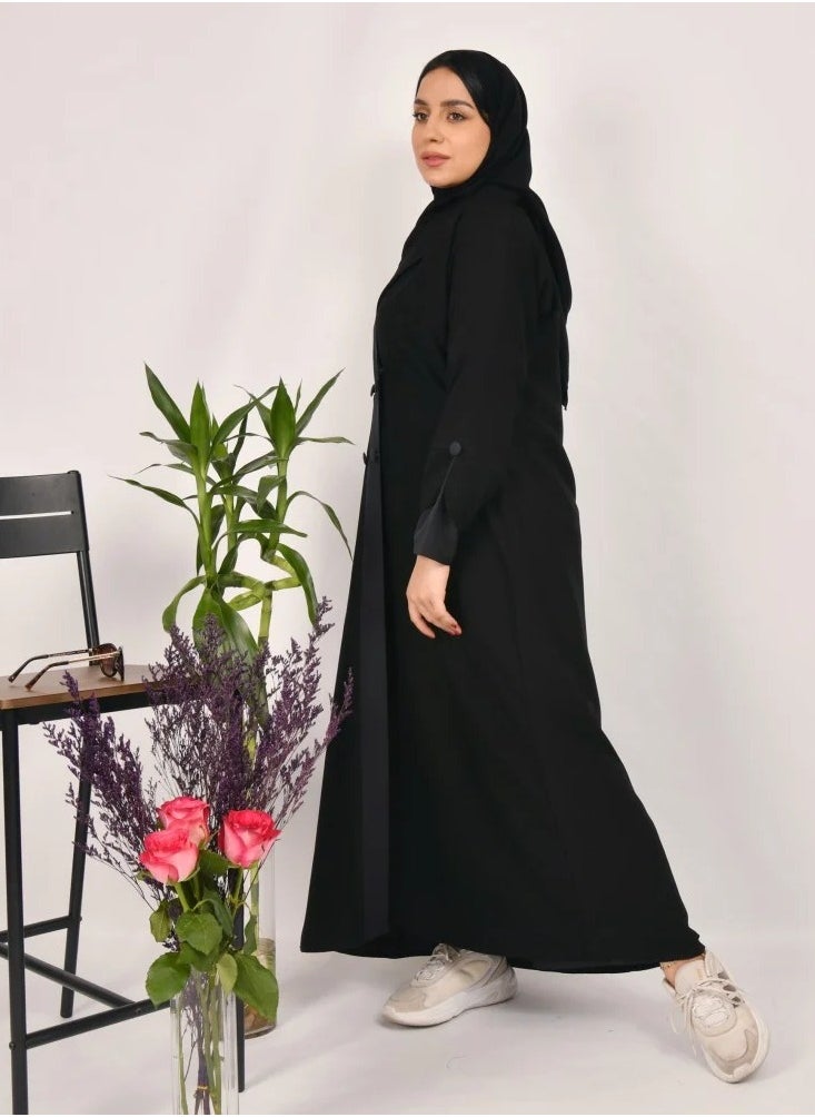 Classic Kaaf Abaya - Black Button Formal - pzsku/ZC5941CF812B20A107B4FZ/45/_/1728373329/115f17be-b026-4ca4-be6a-8d0ed2f1d7f8