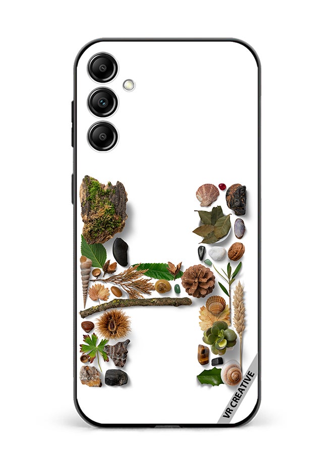 VR CREATIVE Protective Case Cover For Samsung Galaxy A34 Alphabet H Design Multicolour - Image 2