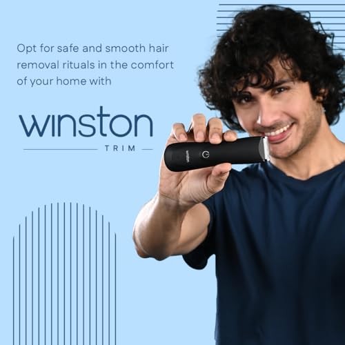 Winston Rechargeable Waterproof Body and Ball Trimmer for Men - Nut Groomer 1.0, Suitable for Beard Trimmer, Private Part Shaving, Pubic Hair with No-Cut Ceramic Blade – 120 Min cordless use - Image 2