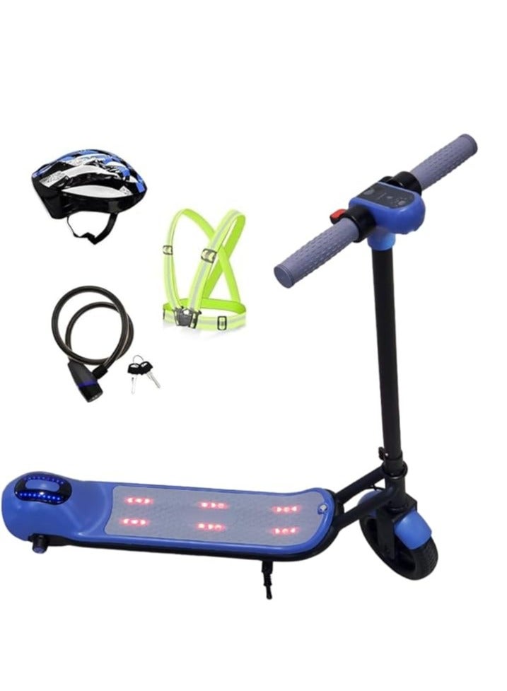 Shard SF 888 Model Electric Scooter, 350W Motor, 24V 4.5Ah Battery, 18 km/h Speed, 45kg Weight Limit Bluetooth & LED-Light blue - Image 1