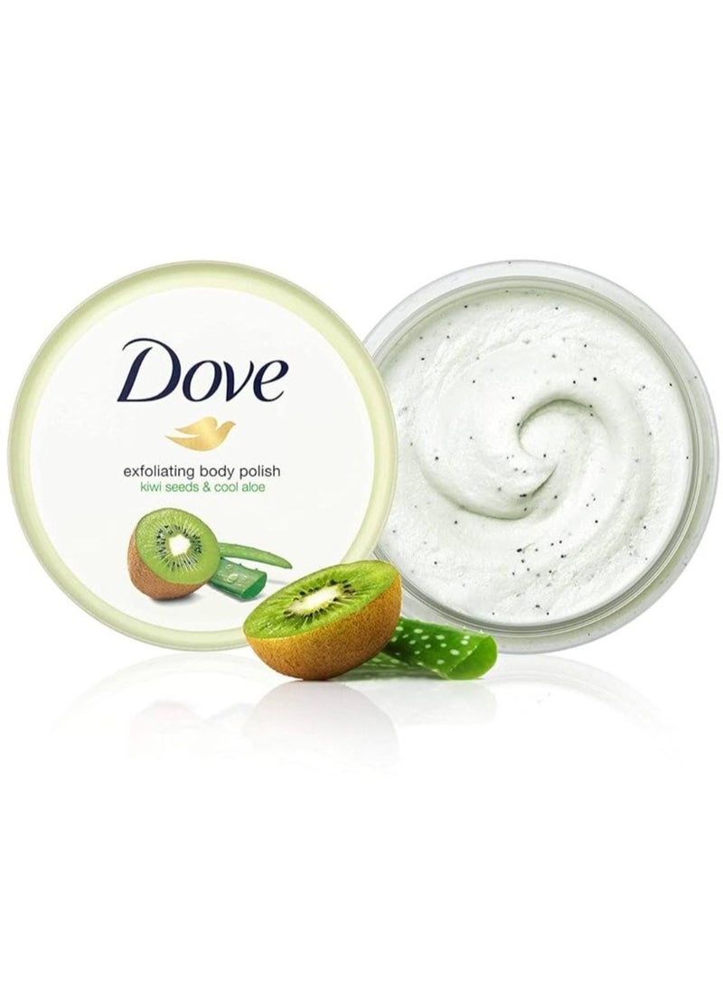 دوف غسول الجسم المقشر من دوف بالكيوي وخلاصة الصبار، 297 جم : - Image 3