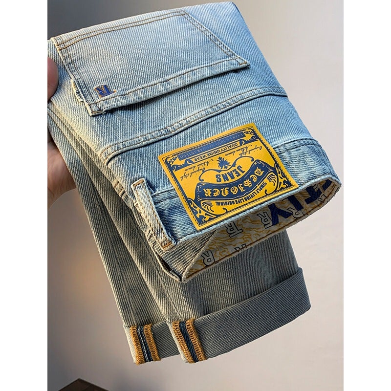 Unisex Classic Denim Jeans Loose Fit Daily Outdoor Wear - Image 2