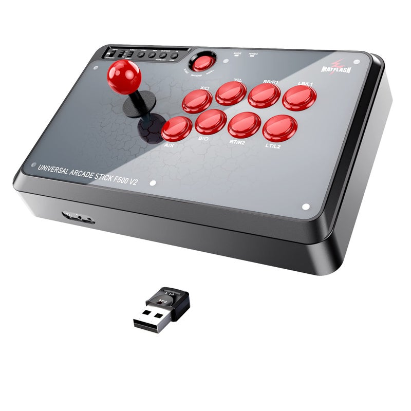 MAYFLASH PS5 Fighting Stick PS5 Fightstick F500 Arcade FightStick joystick and MAGICBOOTS Bundle for PS5 PS4 Compatible PS5, Xbox Series S/X, PS4,PS3, Xbox One, Xbox 360, PC, Switch/Switch 2