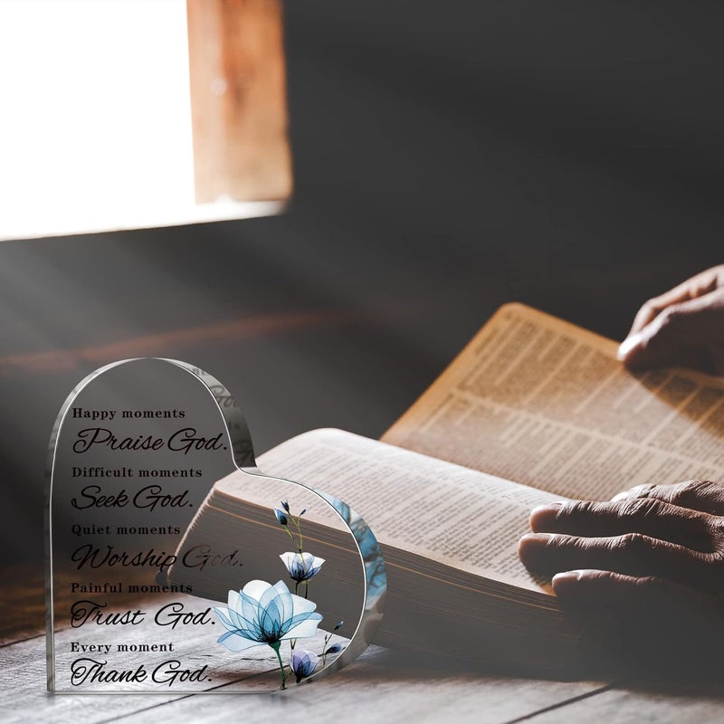 Yulejo Christian Bible Verses Heart Decor - Image 5