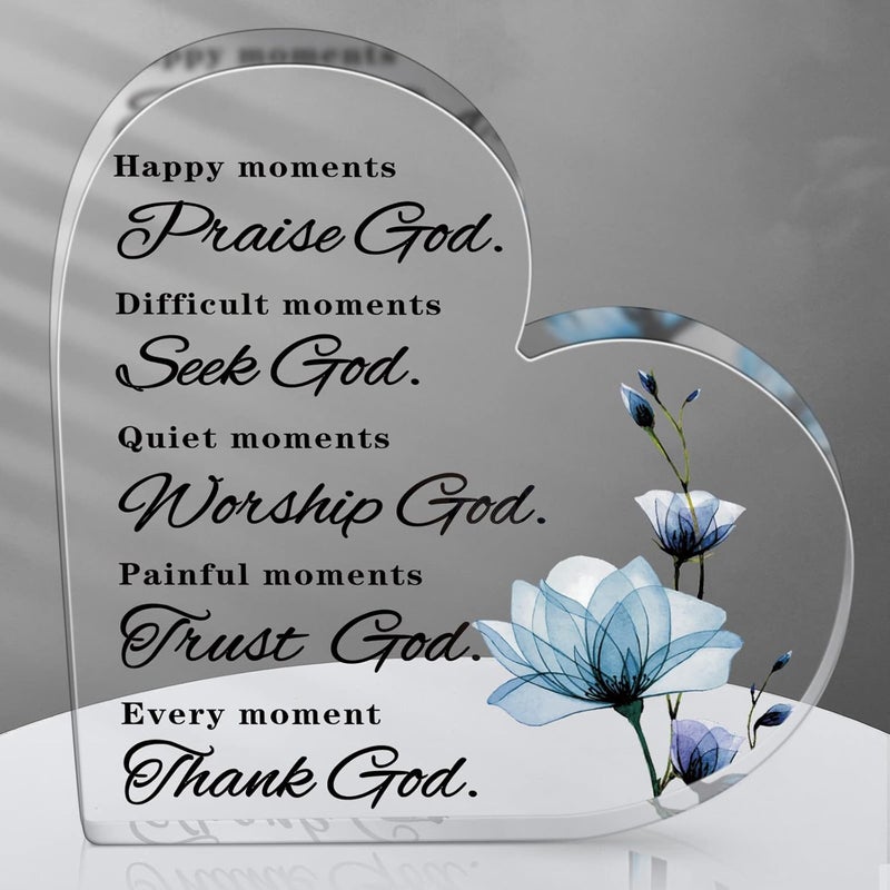 Yulejo Christian Bible Verses Heart Decor - Image 1