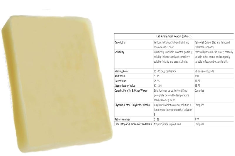 Beeswax Slab Unbleached Unrefined Triple Filtered Pure Natural 1 90 Gram - Image 2