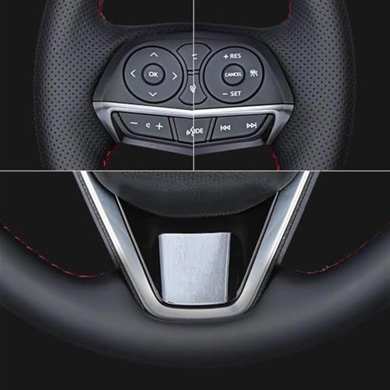 Wivplex Hand-Stitched Steering Wheel Cover for Civic - Image 2