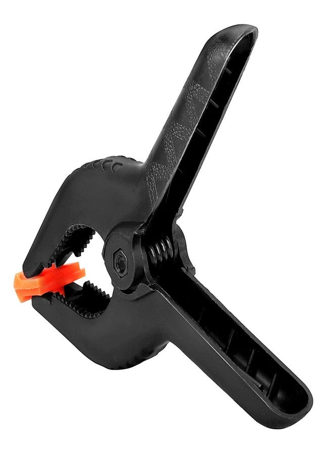 ZOENHOU 6 Inch 12 PCS Spring Clamp Set, Nylon Plastic Clips Heavy Duty Clamp with Flexible Jaw Pad and Anti-slip Handles for Woodworking Backdrop Photo Studio Craft DIY Art - Image 3