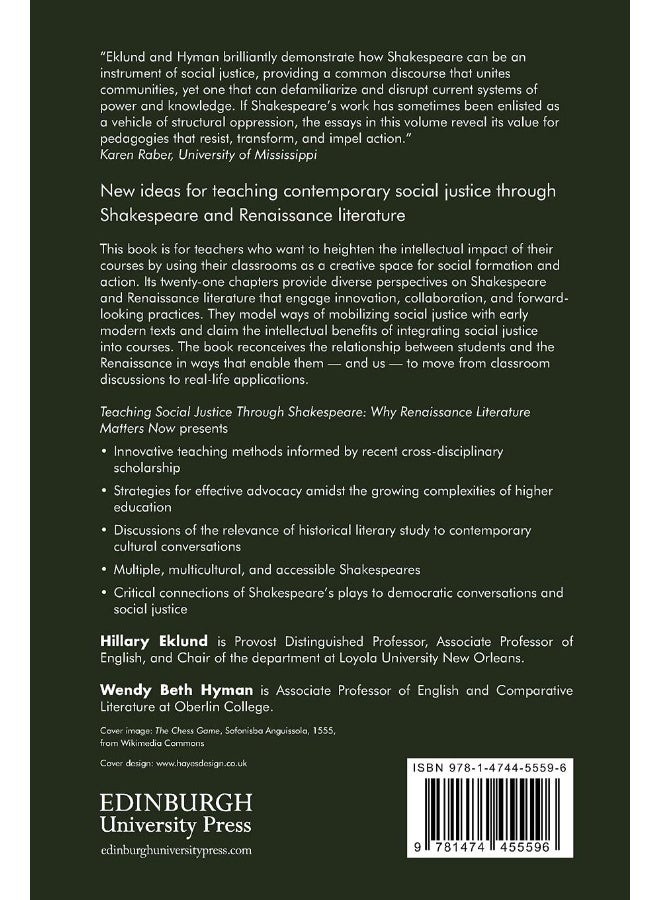 Teaching Social Justice Through Shakespeare: Why Renaissance Literature Matters Now  - Image 2