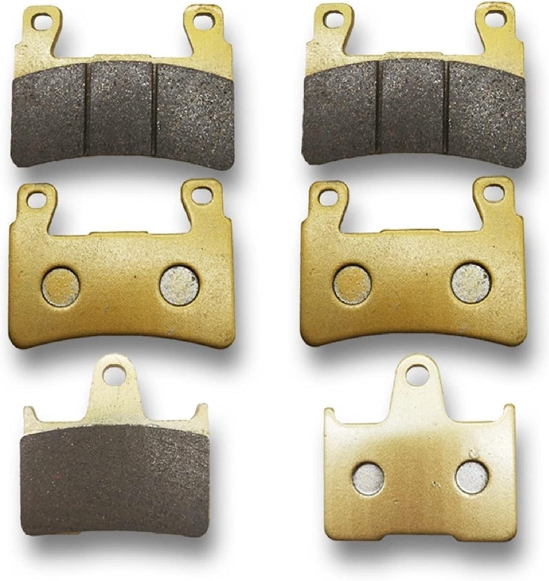 QASULER Motorcycle Brake Pads Set for CB400 VTEC