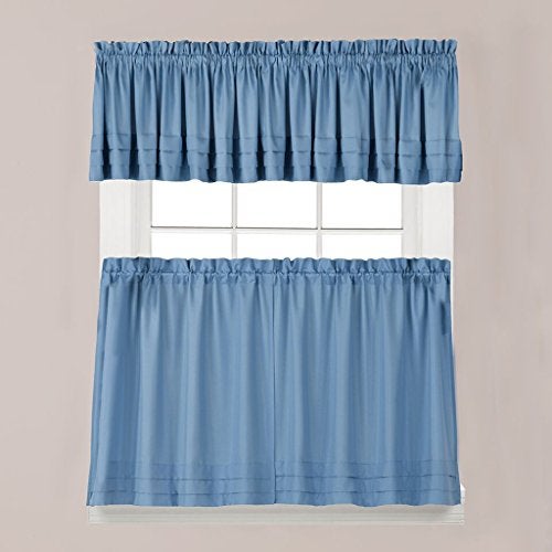 SKL Home Holden Curtain Tier Pair, 57" x 24", Smoke, 2 Count - Image 4