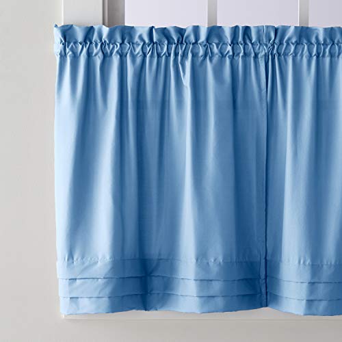 SKL Home Holden Curtain Tier Pair, 57" x 24", Smoke, 2 Count - Image 2