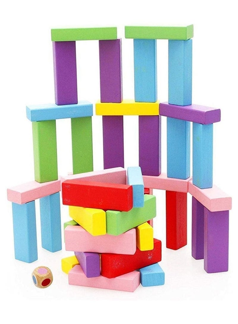 Educational Innovations Colorful Wooden Blocks Kids Game - Image 2