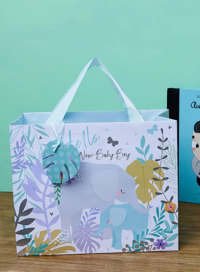بيلي بوتون Elephant Blue Tote Bag