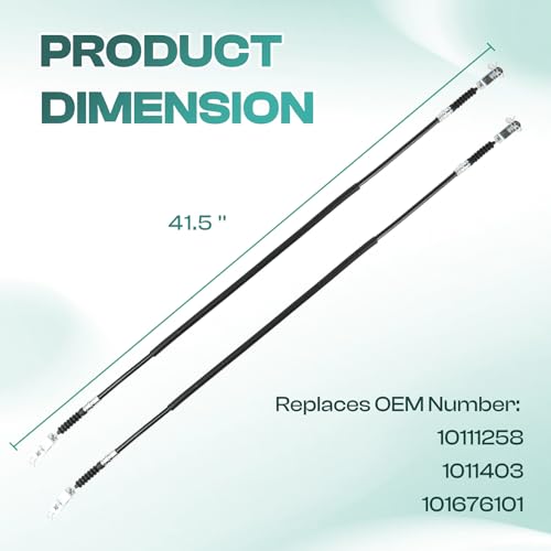 Drive-up Club Car DS Brake Cable Kit Driver and Passenger Side Stainless Steel Core Cable for 1981-1999 1011403 - Image 5