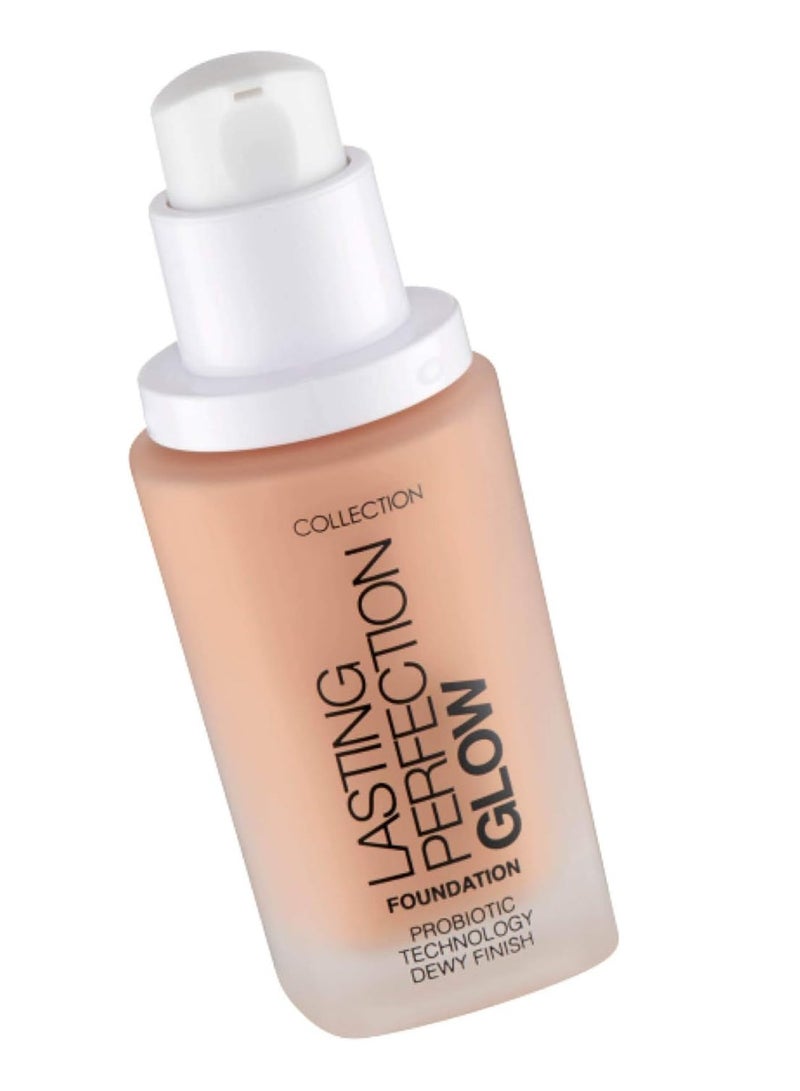 Collection كريم أساس Lasting Perfection Glow Foundation بحجم 27 مل - لون البسكويت - Image 2