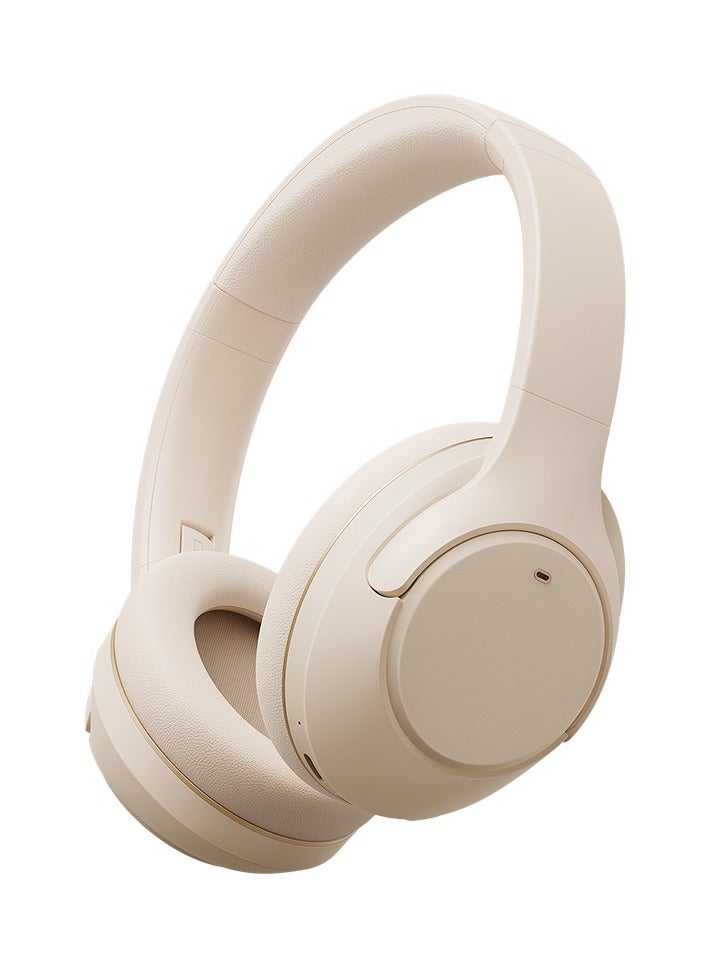 Picun F2 Wireless On-Ear Headphones Pure Bass 46H Battery Speed Charge Fast Usb Type-C Foldable White - Image 1