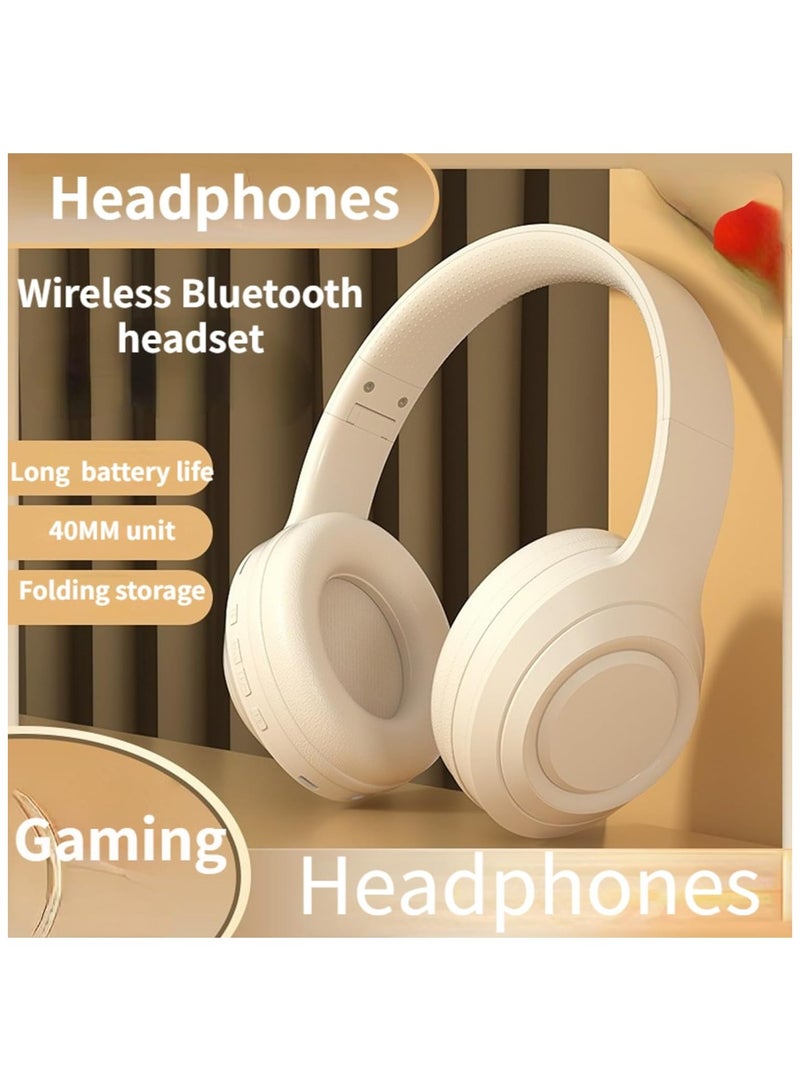 Picun F2 Wireless On-Ear Headphones Pure Bass 46H Battery Speed Charge Fast Usb Type-C Foldable White - Image 3
