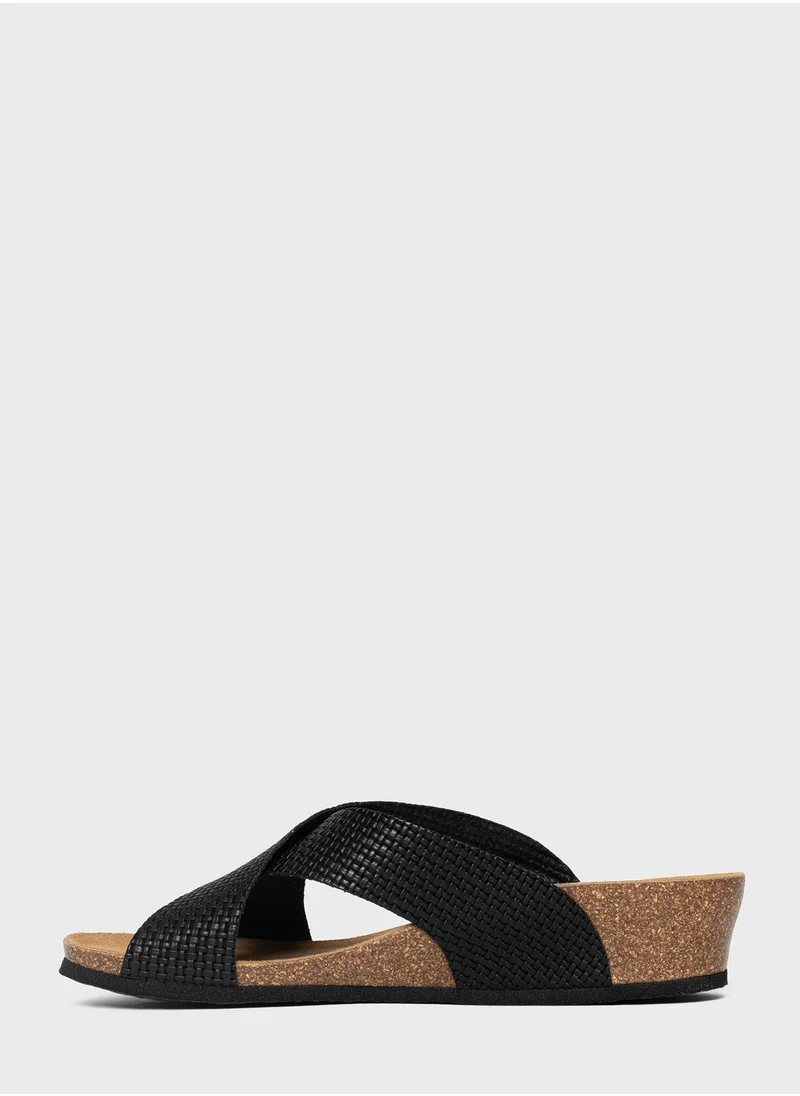 BAYTON Marta Multi Strap Wedge Sandals