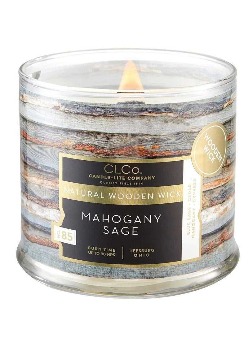 Candle-Lite Company Mahogany Sage Candle Jar - Image 2