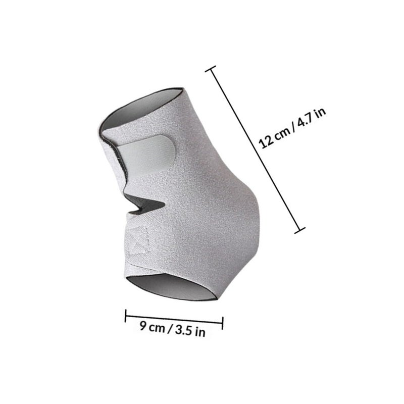 Adjustable Compression Ankle Sleeve for Sports Gray Large Anti Wear Support - Image 3