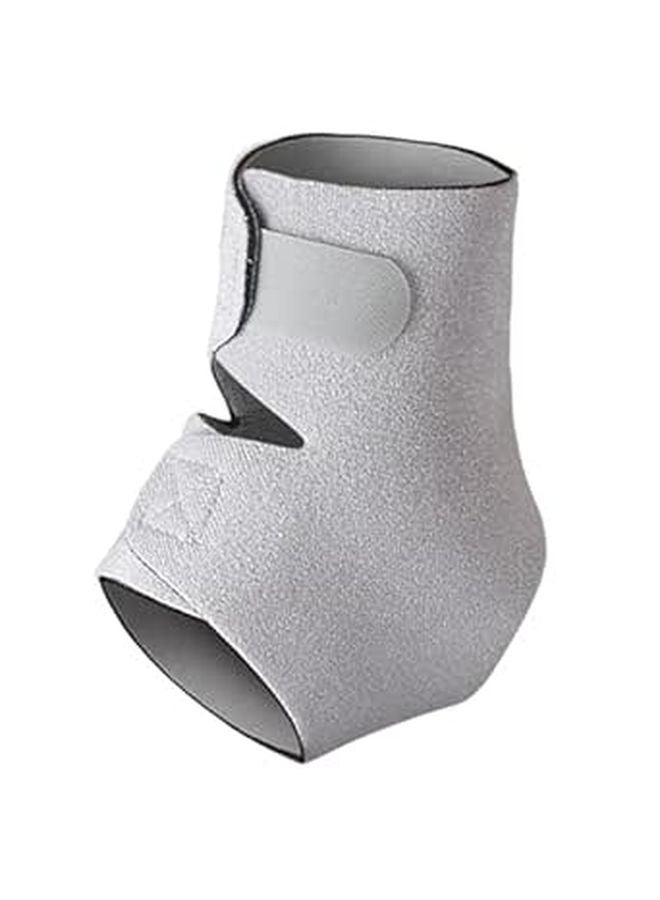 Adjustable Compression Ankle Sleeve for Sports Gray Large Anti Wear Support - Image 1