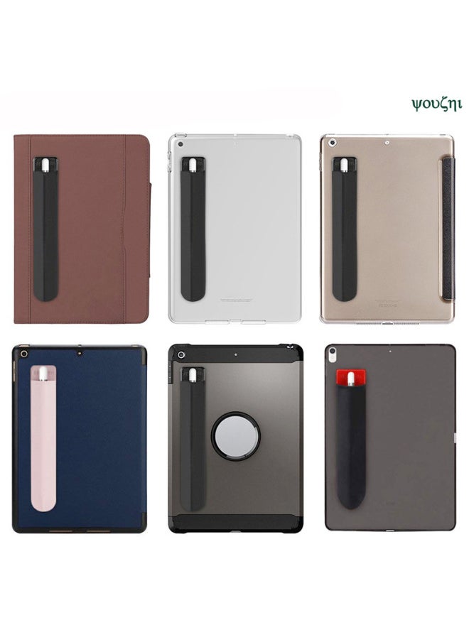 Generic - Suitable For Tablet Stylus Lycra Back Sticker Storage Bag Multi-Scene Surface Storage Sticker Capacitance Pen Holder-Color:Customizable - Image 1