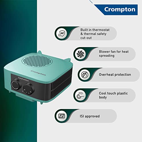 Crompton Insta Comfort Heater 2000 Watts Heat Convector with Adjustable Thermostats, Standard (‎ACGRH- INSTACOMFORT) - Image 3