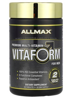 VITAFORM™ Premium Multi-Vitamin For Men 60 Tablets