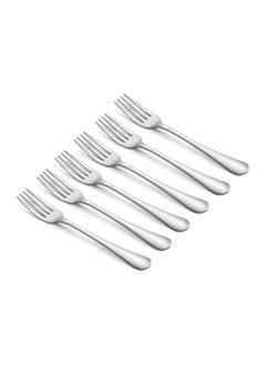 BLACKSTONE Set of 6 Premium Stainless Steel Tea Forks - 15cm  - Image 1