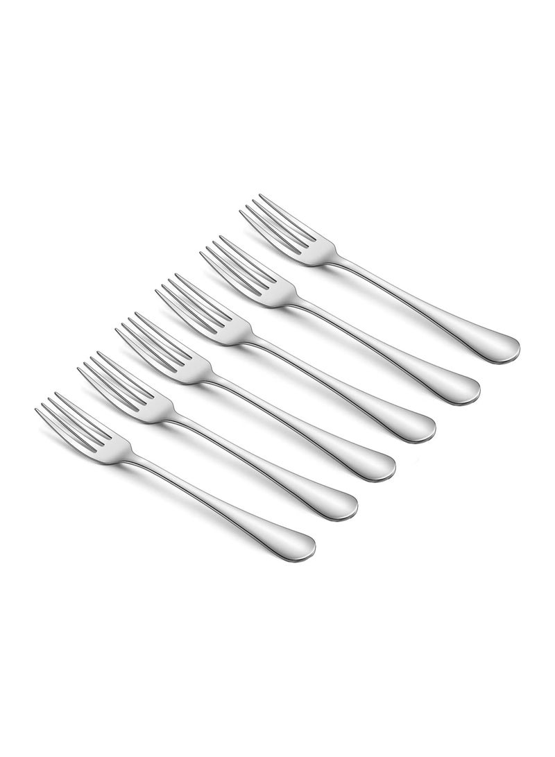 BLACKSTONE Set of 6 Premium Stainless Steel Tea Forks - 15cm  - Image 1