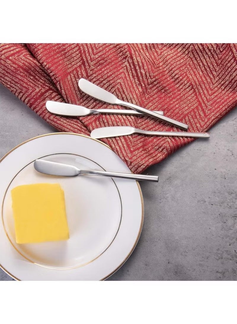 6 قطع من سكاكين الزبدة المصنوعة من الفولاذ المقاوم للصدأ، سكاكين فرد الزبدة، سكاكين فرد الجبن مقاس 6.5 بوصة - Image 4