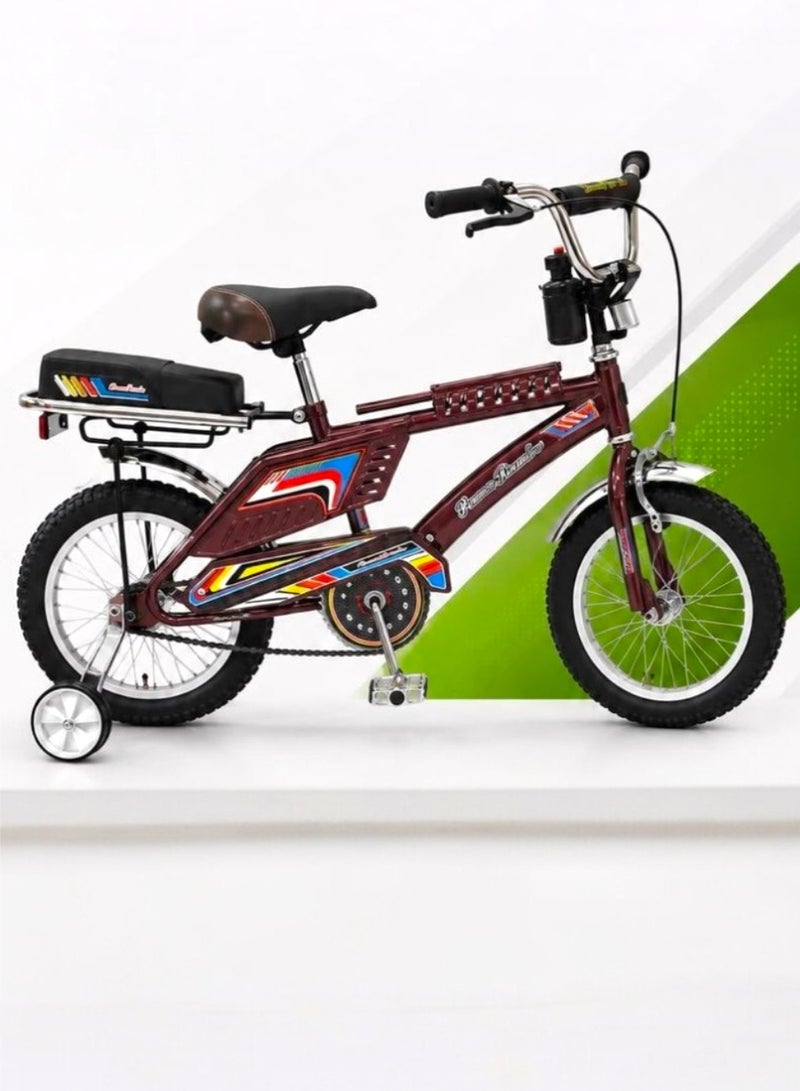 Rambo Freestyle Kids Bicycle, 14-Inch, with 2 Seats and Training Wheels