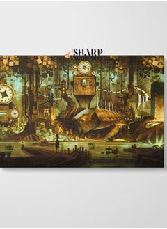 STEAMPUNK DECOR Wall ART Canvas Rustic Home Decor Industrial Wall Art Large Victorian Decor Vintage Art Prints Steampunk Wall Art Futuristic