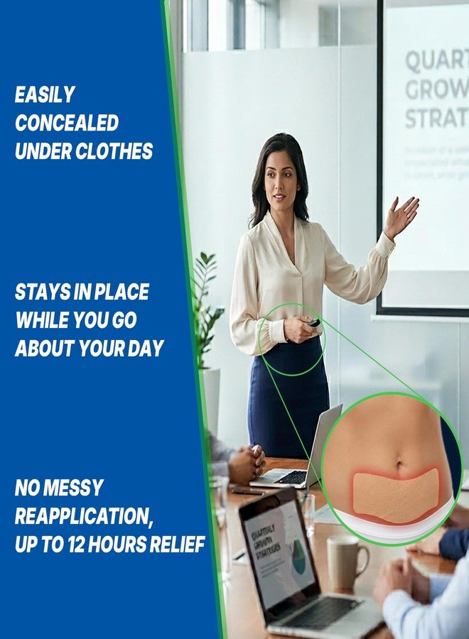 Viopatch Feminine Period Pain Relief Patch - Pack of 10 Patches | Instant & Long Lasting Relief from abdominal cramp pain | All Natural Ingredients | No Side Effects - Image 4
