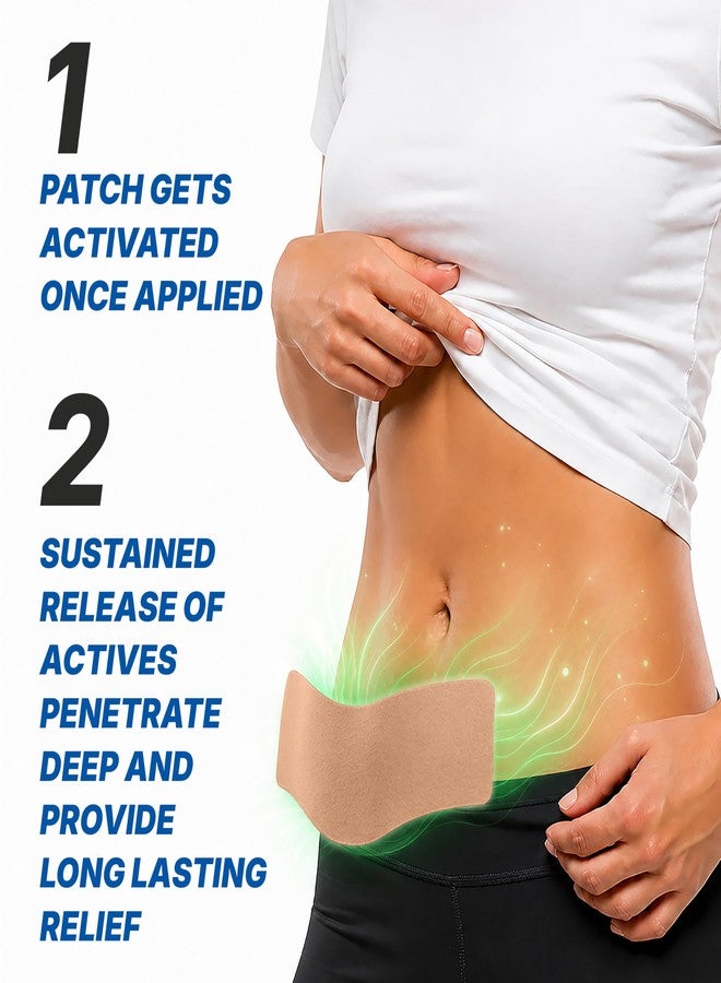 Viopatch Feminine Period Pain Relief Patch - Pack of 10 Patches | Instant & Long Lasting Relief from abdominal cramp pain | All Natural Ingredients | No Side Effects - Image 3