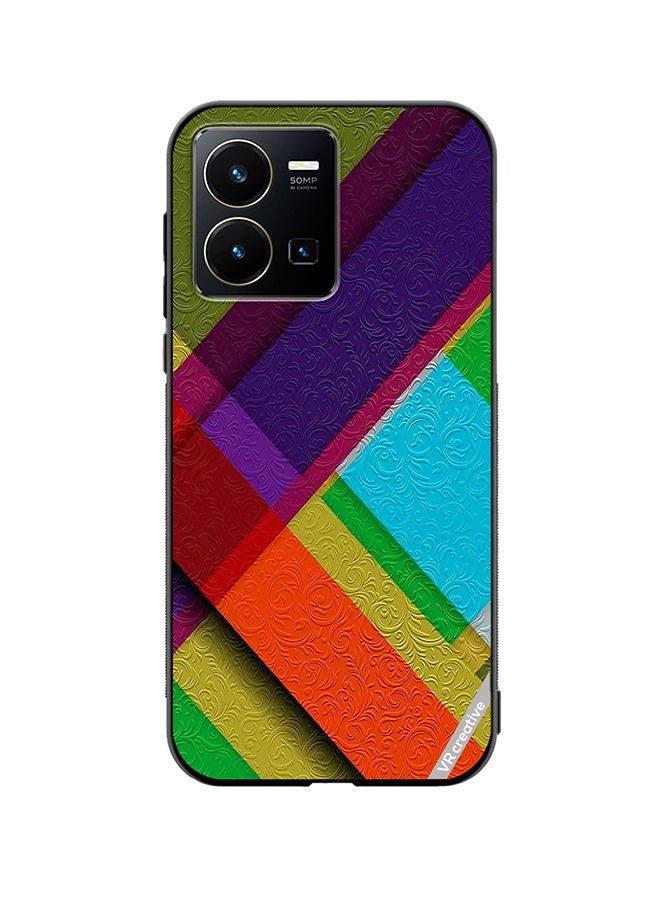 Protective Case Cover For Vivo Y35 Vectors Design Multicolour