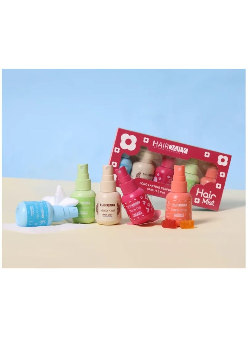 هاير دايلي معطر شعر هير دايلي طقم 5 قطع ميني عطور مميزه - Image 2
