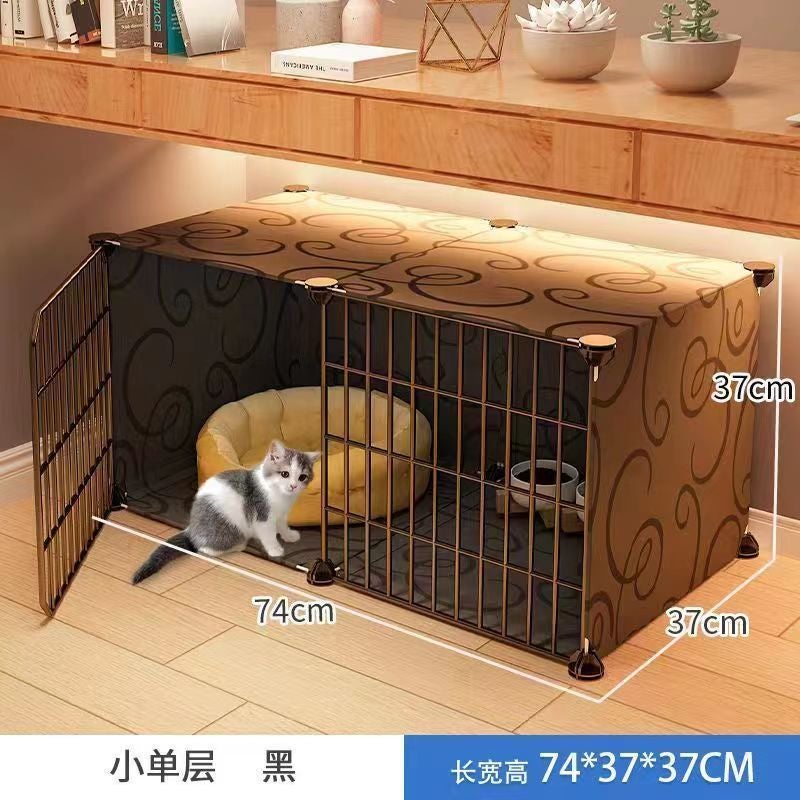 Cat Cage Home Villa Super Large Free Space Indoor Large Cat House Cat House Large Apartment Cat Pet Cage - Image 1