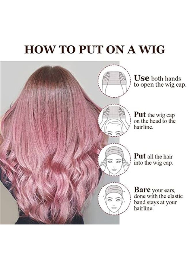 MORGLES Wig Cap, 6pcs Mesh Net Wig Caps Weaving Hair Net for Wig Close End Fishnet Wig Caps for Women, Black - Image 4