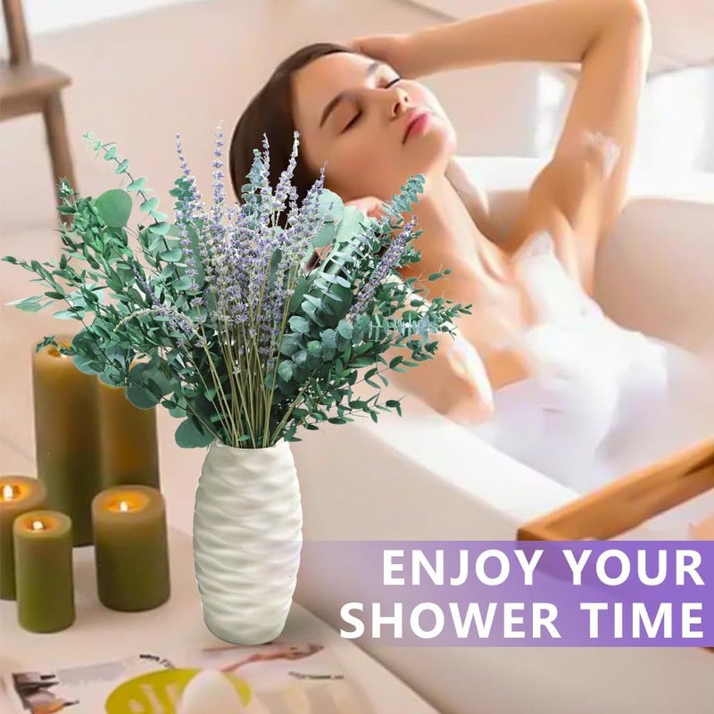 DTXMOH Shower Plant, 67 Stems Dried Eucalyptus and Lavender Bundle for Shower Hanging, Bathroom & Home Décor - Image 4