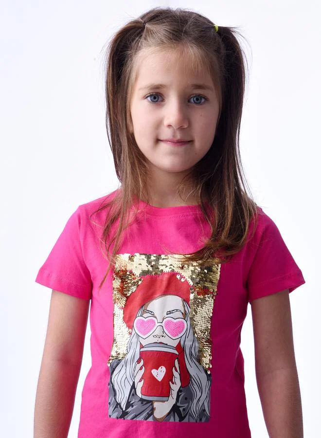 فكتور اند جين Sequined Top & Flared Leggings Set by Styli