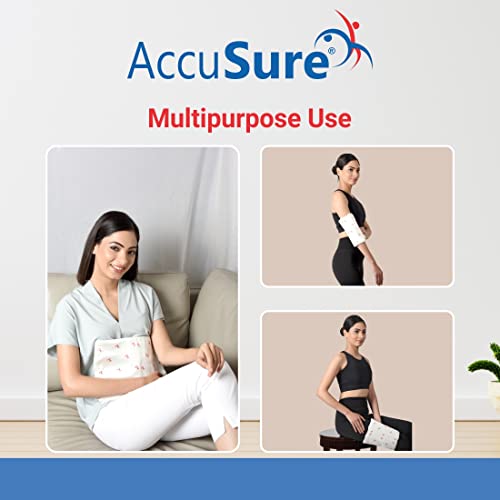 AccuSure H3002 Heating Pad (33×24 cm) | Extra Large Size Electric Heat Pad for Back Pain & Period Pain Relief | Fast Heating | 3 Heat Settings | Reusable Pad for Men & Women | 2 Year Warranty | Unisex Use - Image 5
