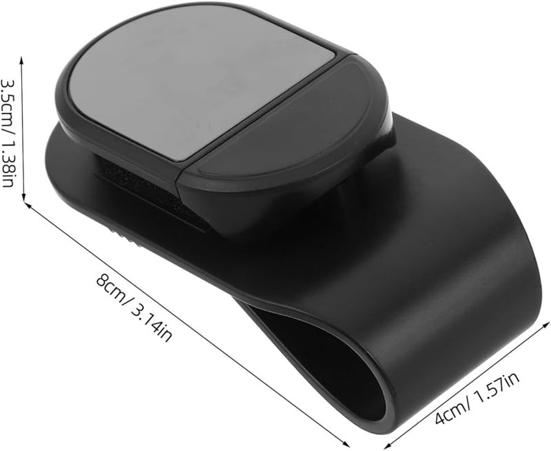 Car Visor Sunglass Holder Durable Clip Organizer For Easy Access Storage - Image 3