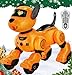 anysun Robot Dog Toy for Kids Programmable Remote Control Robots Puppy with Follow Up Touch Sensors Dancing Singing Smart Stunt Robot Pet Interactive Robotic Dog for Kids Orange - Image 2