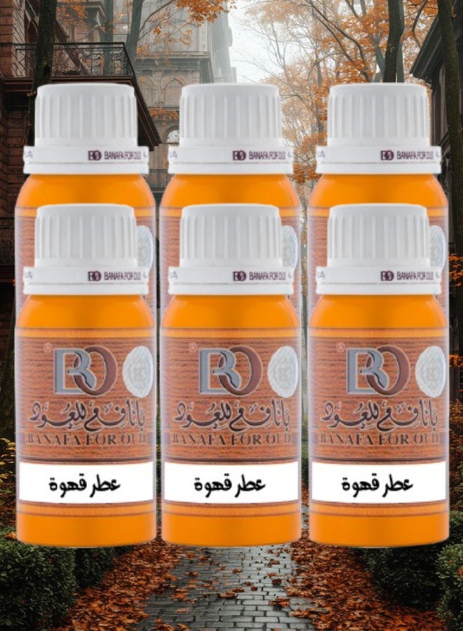 Banafa 6 Pieces Coffee Perfume Oil 100ML - Image 1