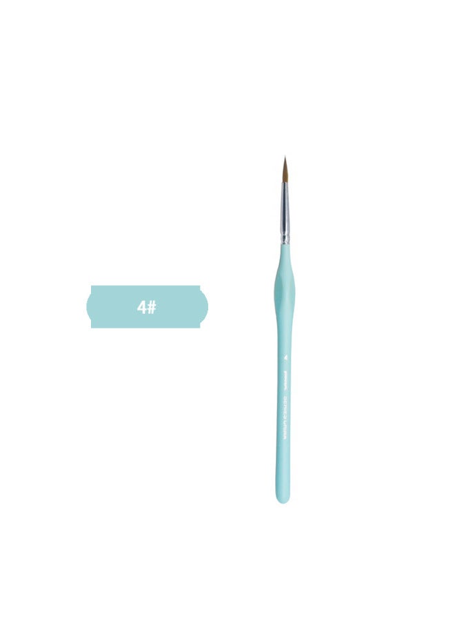 Nine Extremely Three-sided Drawing Pen Watercolor Gouache Brushwork Outline Tracing Pen Drawing Surface-drawing Photo Pen Extra Traditional Chinese Painting Hand-painted - Image 1