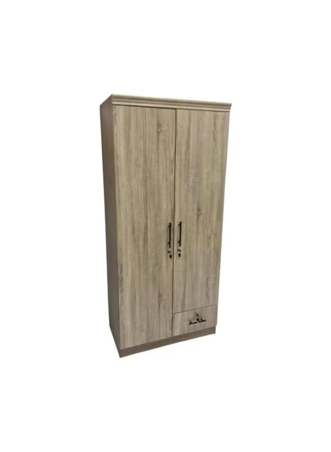 SULSHA 2 Door Wooden Wardrobe | Cabinet | Cupboard Engineered Wood Perfect Modern | Stylish Heavy Duty - Image 3