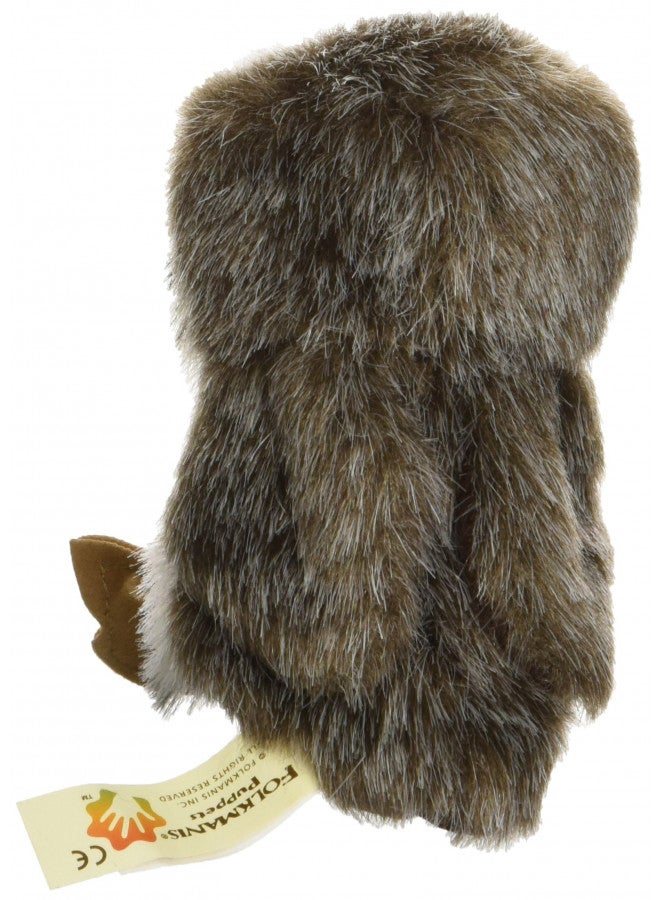 Folkmanis Mini Spotted Owl Finger Puppet - Image 2