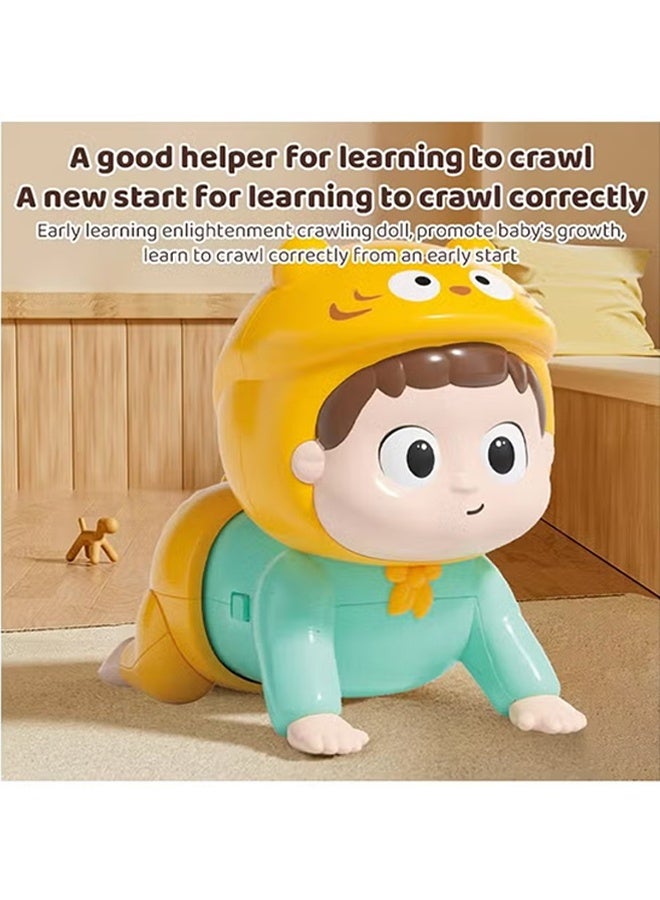 Jamal Crawling Baby Toys For 6 To 18 Months, Baby Development Crawling & Tummy Time Music Toy, Crawling Toy For 6+ Month Old, For Babies Boy And Girl - Image 3